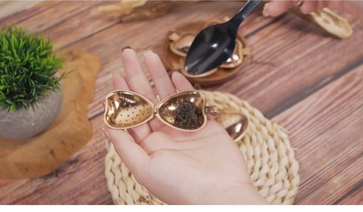 Loose Leaf Tea Infuser (Rose Gold) Perfect for our Regula-ri-tea!